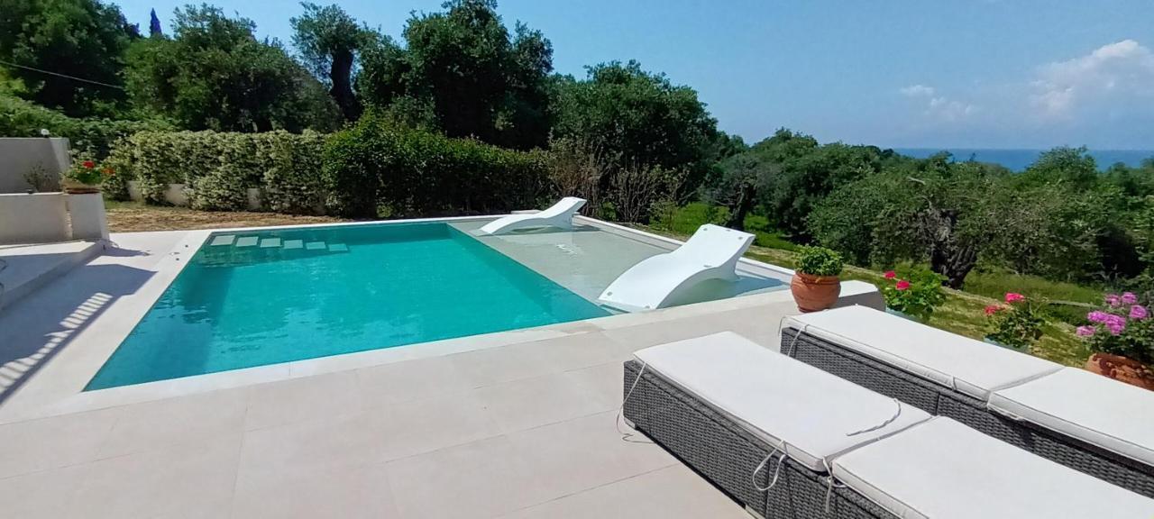 Sea View Private Pool Villa Astrakeri Exterior foto